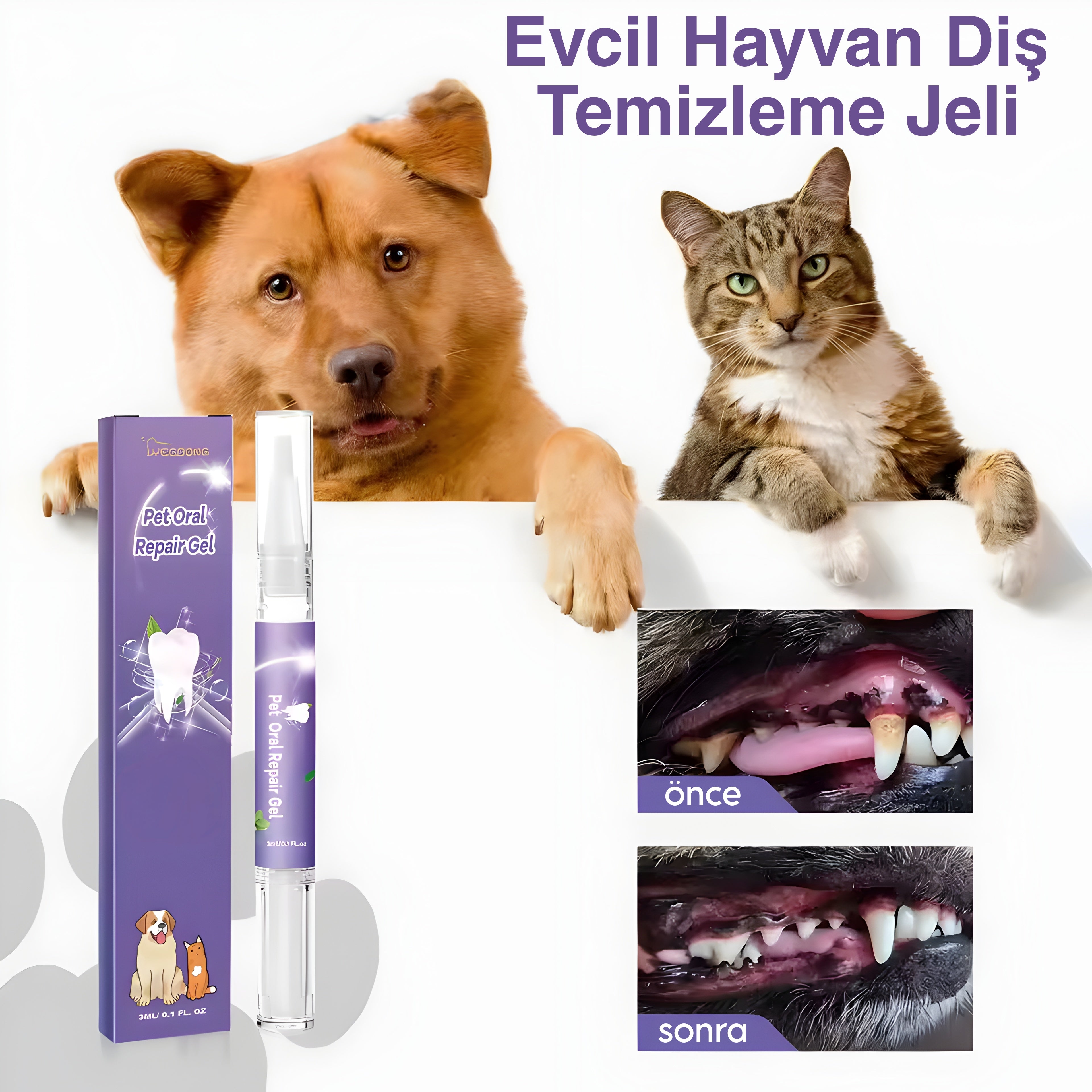 Evcil Hayvan Diş Temizleme Jeli