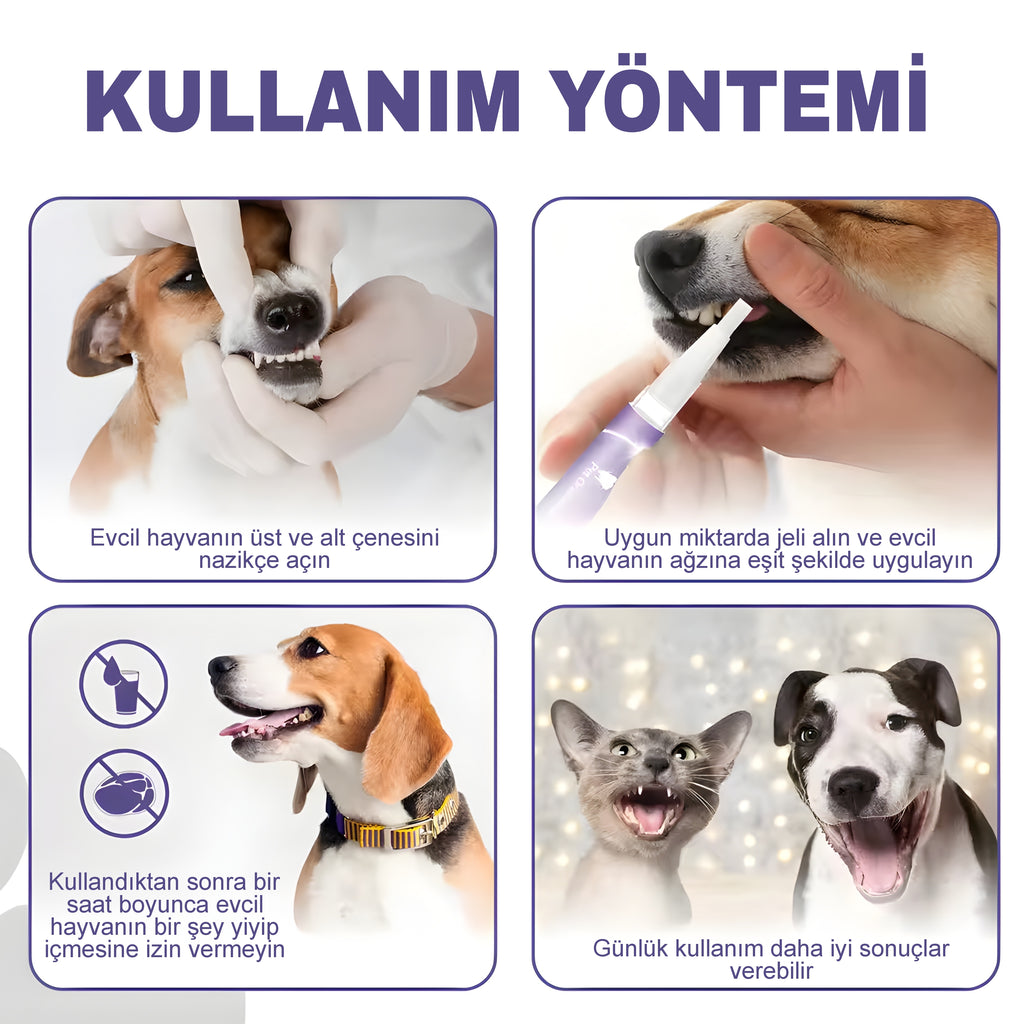 Evcil Hayvan Diş Temizleme Jeli