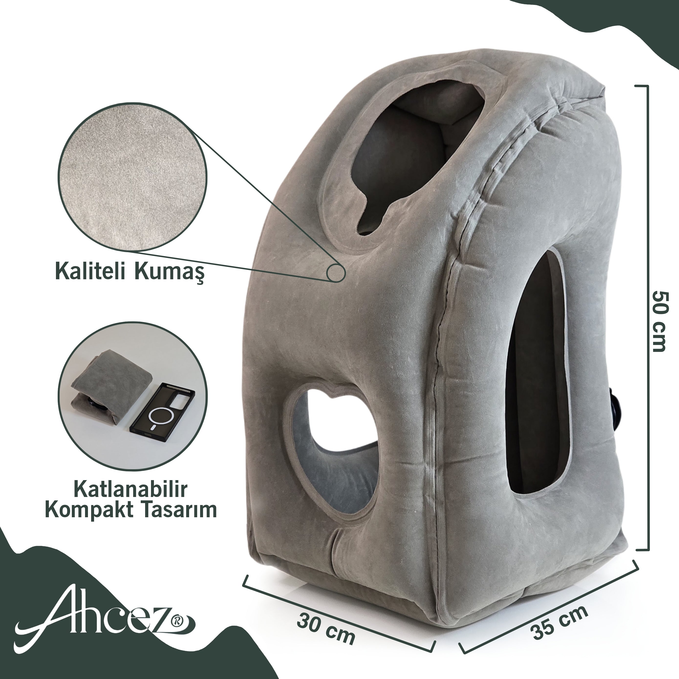 Şişirilebilir Portatif Konfor Yastığı