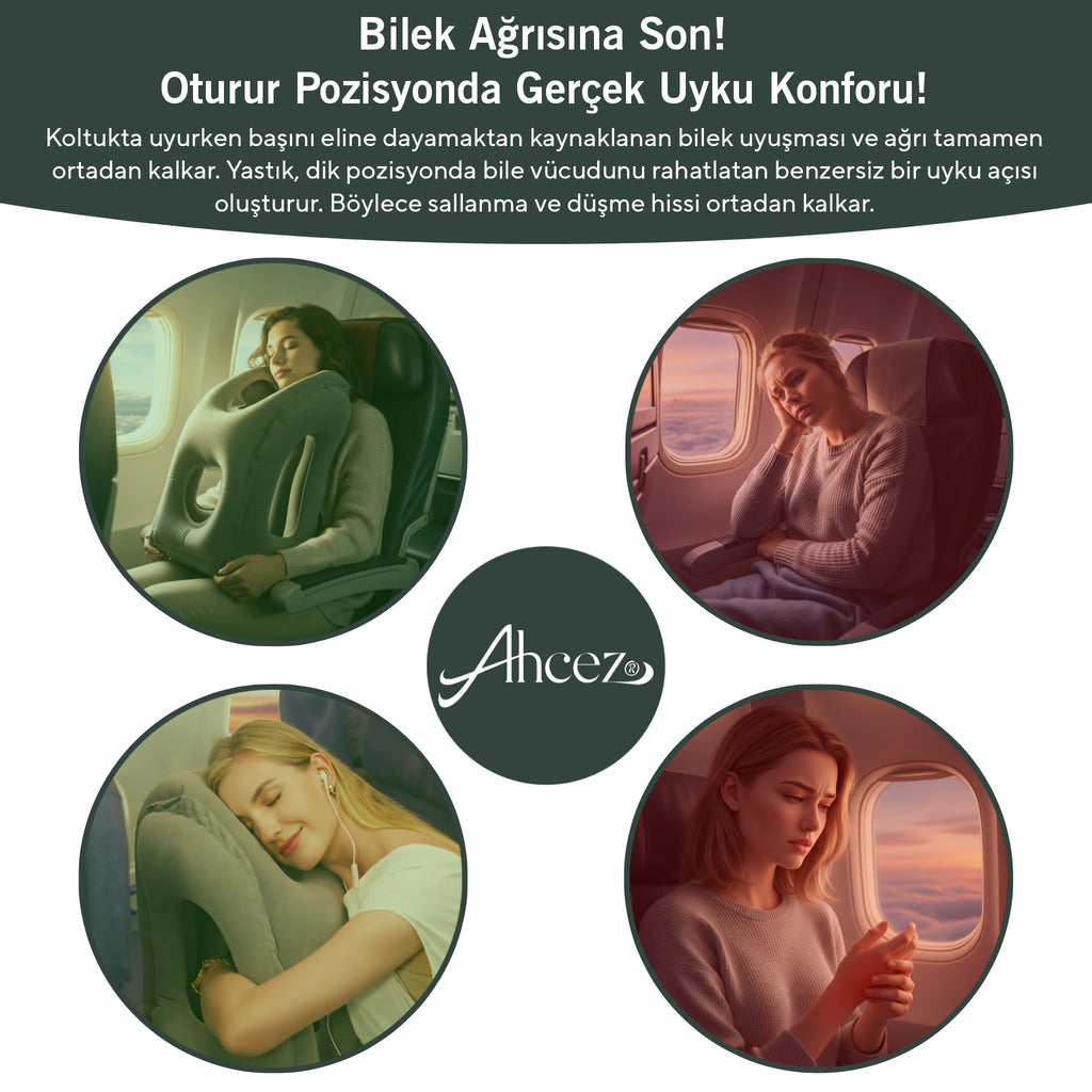 Şişirilebilir Portatif Konfor Yastığı