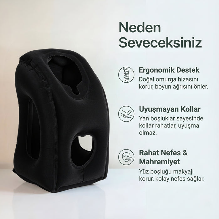Şişirilebilir Portatif Konfor Yastığı
