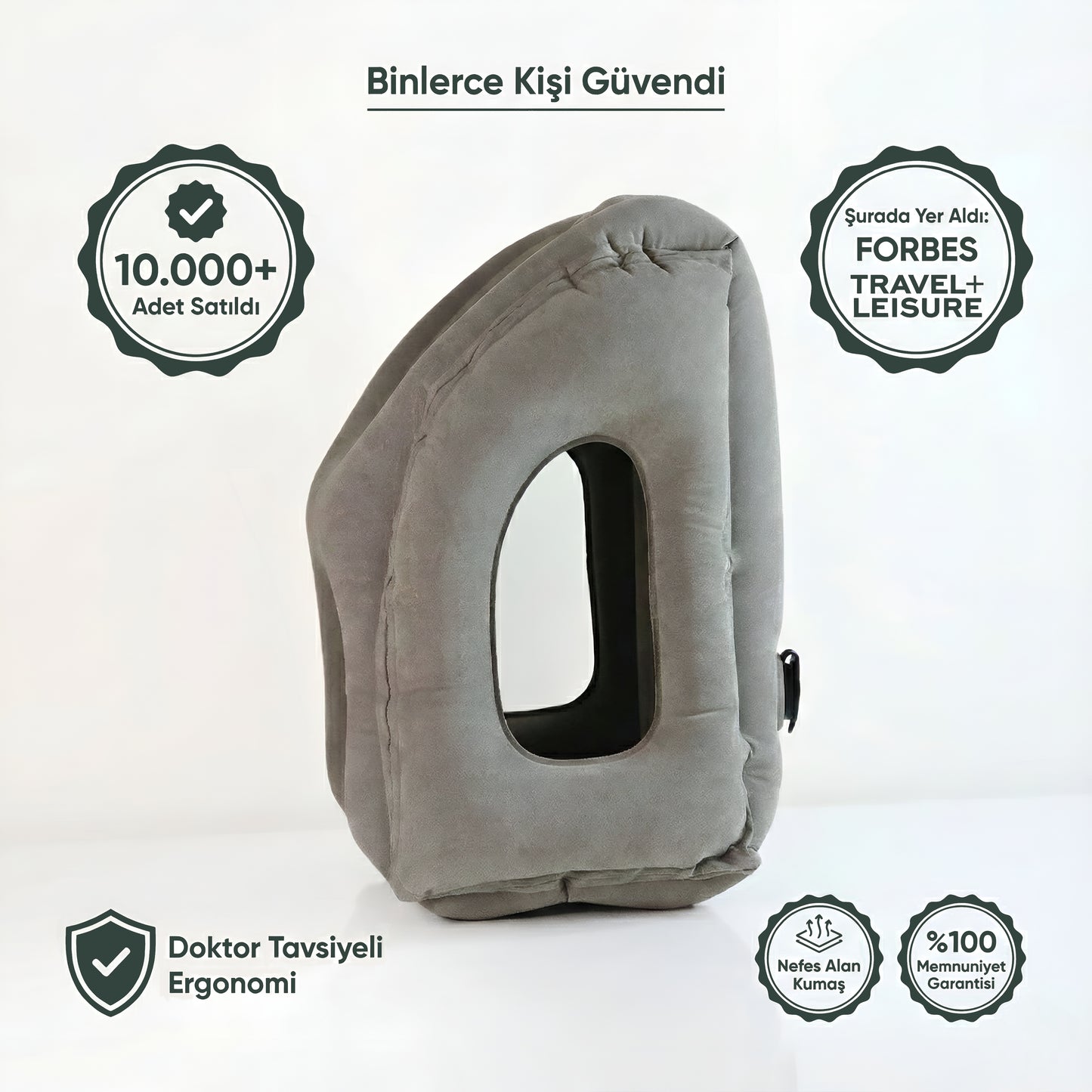 Şişirilebilir Portatif Konfor Yastığı